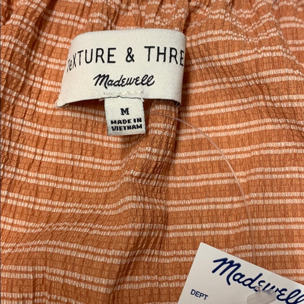 Madewell Peasant Top in Stripe M - Picture 5 of 8